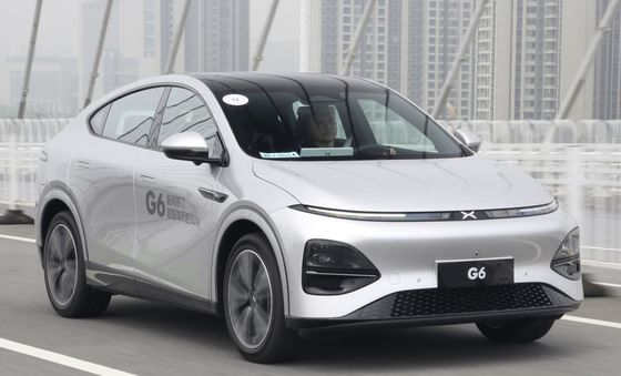 Borderless Doors Fully Electric Cars SUV XIAOPENG G6 With 6 Hours Charging Time