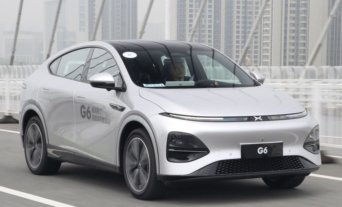 Borderless Doors Fully Electric Cars SUV XIAOPENG G6 With 6 Hours Charging Time