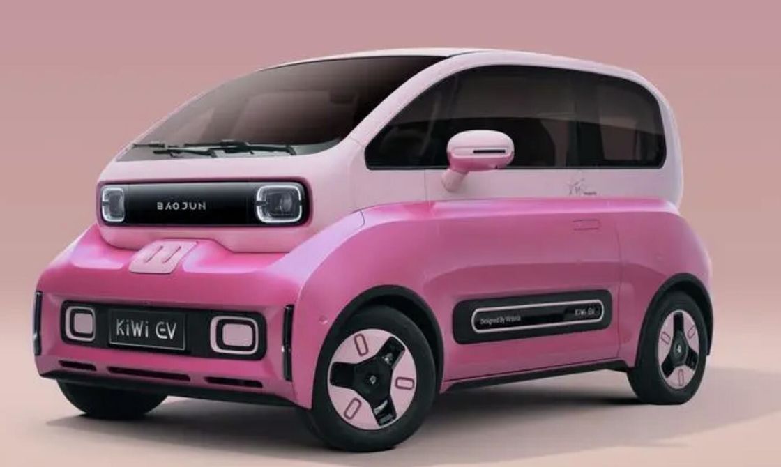 2023 Mini Electric Car Long Range 100% New Baojun Kiwi EV Vehicle